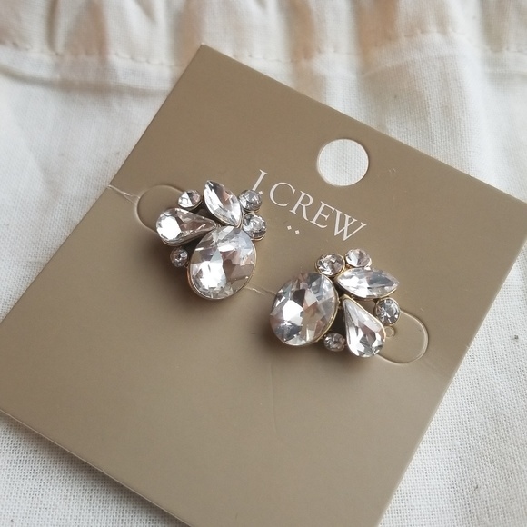 J. Crew Jewelry - J. Crew (nwt) rhinestone earrings
